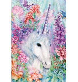 Schmidt Spiele Einhorn Puzzle – Sanfte Einhornschönheit | 100 T. (NATPAX Graspappe) (4001504565305)