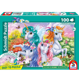 Selecta Kinderpuzzle 'Einhorn-Schnappschuss' – 100 zauberhafte Teile für Einhorn-Fans