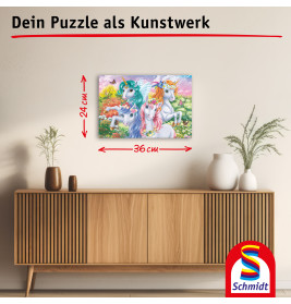 Selecta Kinderpuzzle 'Einhorn-Schnappschuss' – 100 zauberhafte Teile für Einhorn-Fans