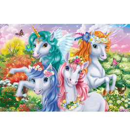 Selecta Kinderpuzzle 'Einhorn-Schnappschuss' – 100 zauberhafte Teile für Einhorn-Fans