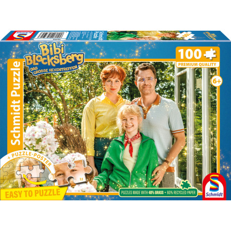 Selecta Puzzle Bibi Blocksberg – Hexentreffen 100 Teile | Konzentration & Geduld ab 6 Jahren