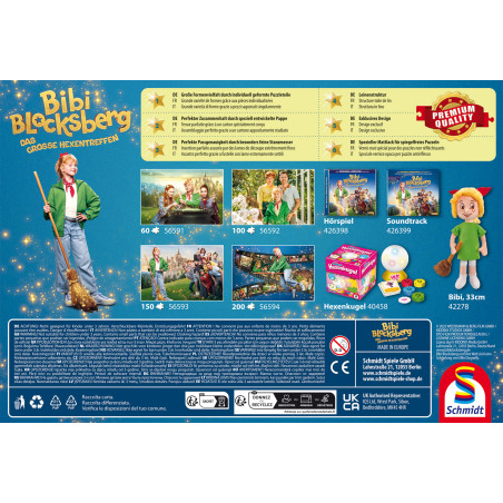 Selecta Puzzle Bibi Blocksberg – Hexentreffen 100 Teile | Konzentration & Geduld ab 6 Jahren
