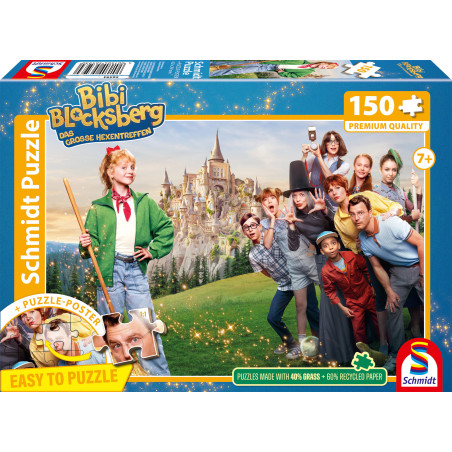 Selecta Puzzle Bibi Blocksberg – Hexentreffen 150 Teile | Konzentration & Geduld ab 7 Jahren