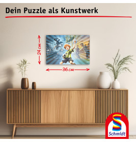 Selecta Kinderpuzzle 'Die Fussballbande, Kampfgeist' – 100 Teile für Fußball-Fans
