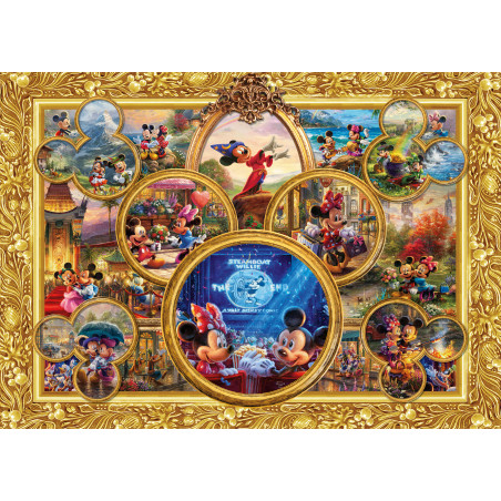 Schmidt Spiele Disney Thomas Kinkade Mickey & Minnie Dream Collage II Puzzle 1000 Teile