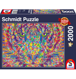 Schmidt Spiele Puzzle Wild Animals Heartiger – 2000 Teile für Erwachsene