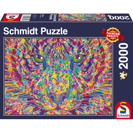 Schmidt Spiele Puzzle Wild Animals Heartiger – 2000 Teile für Erwachsene
