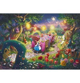 Schmidt Spiele Puzzle Mad Hatter's Tea Party 6000 Teile | Disney Thomas Kinkade Alice im Wunderland