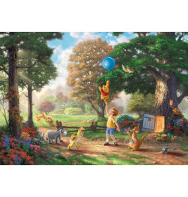 Schmidt Spiele Thomas Kinkade Disney Winnie Pooh II Puzzle 6000 Teile – Zauberhafte Szene für Puzzlefans ab 12 J.