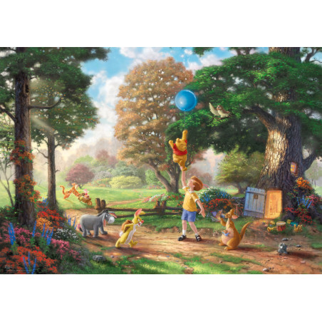 Schmidt Spiele Thomas Kinkade Disney Winnie Pooh II Puzzle 6000 Teile – Zauberhafte Szene für Puzzlefans ab 12 J.