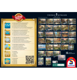 Selecta Puzzle 'Santas Silent Night' Thomas Kinkade | 1000 Teile | Weihnachtlich | 4001504575298