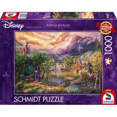 Disney Schneewittchen & Königin Puzzle Thomas Kinkade - Schmidt Spiele (1000 Teile)