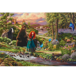 Schmidt Spiele Disney Brave Merida Puzzle – 1000 Teile von Thomas Kinkade Studios | Magie ab 12 Jahre