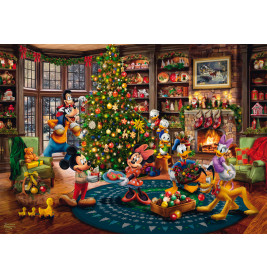 Selecta Puzzle Thomas Kinkade Disney: Mickey & Minnie Trimming The Tree – 1000 Teile (58047)