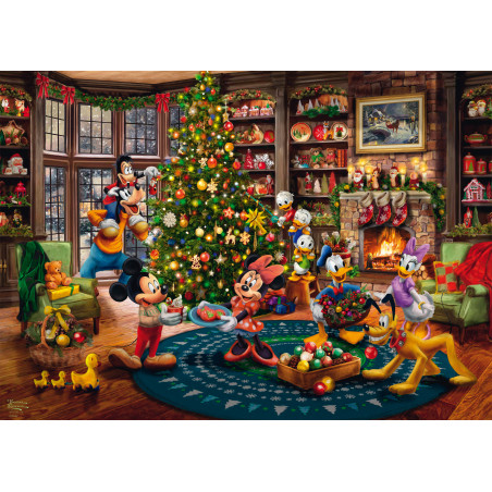 Selecta Puzzle Thomas Kinkade Disney: Mickey & Minnie Trimming The Tree – 1000 Teile (58047)