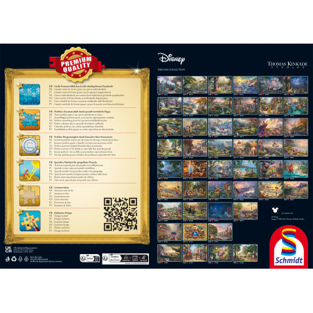 Schmidt Spiele – Kinkade Disney: Mickey & Minnie Pumpkin Festival 1000-Teile Puzzle (ab 8 J.)