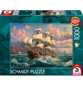 Selecta Puzzle Im Wind der Freiheit 1000 Teile – Faszination & Entspannung!