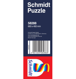 Schmidt Spiele Puzzle Entdecke unsere Welt 1000 Teile – Weltkarte & Tiere