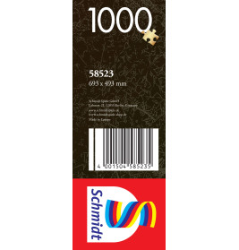 SCHMIDT Spiele Puzzle Waldeszauber 1000 Teile - Magier & Goldener Baum