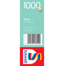 Schmidt Spiele Puzzle C.Pinson Morgenstille am See – 1000 Teile