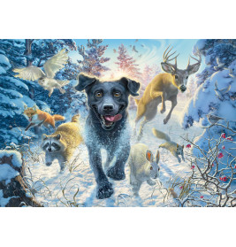 Selecta Puzzle M. Frederickson Hunde 1000 Teile – Detailreiche Motive