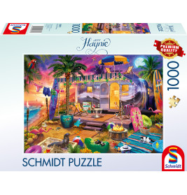 Selecta Puzzle 1000 Teile: J. Haynie Mit dem Wohnwagen | Reisemotiv   | Offizieller Shop