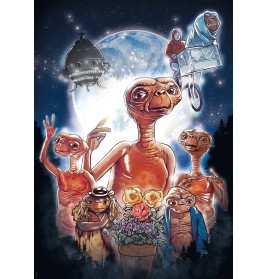 Selecta Puzzle 1000 Teile: E.T. Abenteuer eines Außerirdischen | Filmklassiker motiv