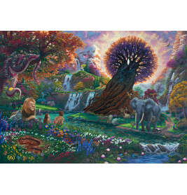 Selecta Puzzle 'Der Garten Eden' von Zac Kinkade | 1000 Teile | Traummotiv | 4001504586102