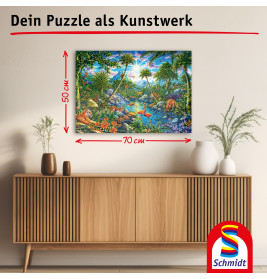 Selecta Puzzle 1000 Teile M. Fishel: Inselparadies – Tropische Träume erleben!
