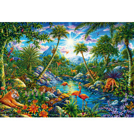Selecta Puzzle 1000 Teile M. Fishel: Inselparadies – Tropische Träume erleben!