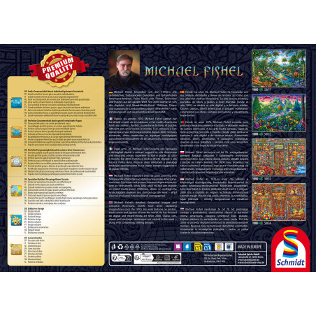 Selecta Puzzle 1000 Teile M. Fishel: Fantastische Märchenwelt – Magische Reise erleben!