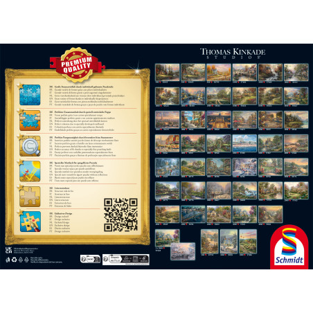 Selecta Puzzle 'Kleinod am Meer' Thomas Kinkade | 1000 Teile | Küstenlandschaft | 4001504586287