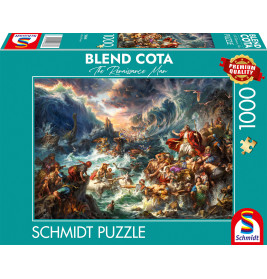 Selecta Puzzle 1000 Teile B. Cota: Der Weg durch das Meer – Mystische Reise!
