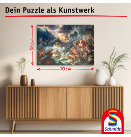 Selecta Puzzle 1000 Teile B. Cota: Der Weg durch das Meer – Mystische Reise!