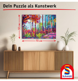 Selecta Puzzle 1000 Teile R. Tili: Im Herzen des Waldes – Ruhe & Natur pur!