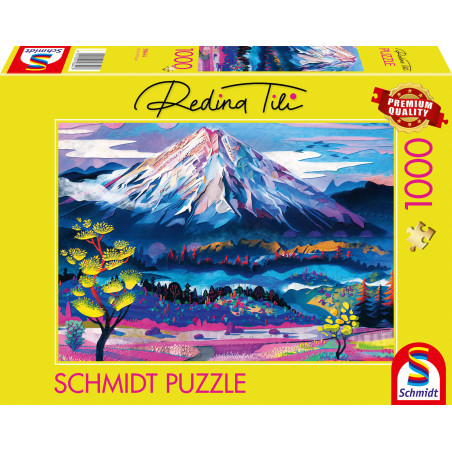 Selecta Puzzle R. Tili 'Die Ruhe des Berges' – Alpine Landschaft 1000 Teile