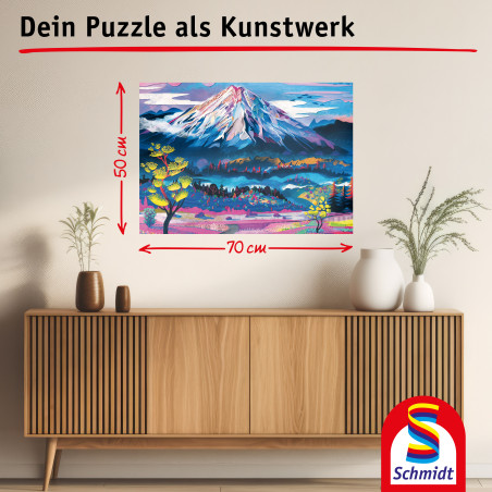 Selecta Puzzle R. Tili 'Die Ruhe des Berges' – Alpine Landschaft 1000 Teile