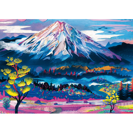 Selecta Puzzle R. Tili 'Die Ruhe des Berges' – Alpine Landschaft 1000 Teile