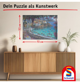Selecta Puzzle R. Finale 1000 Teile: Amalfiküste – Atemberaubende Schönheit erleben!