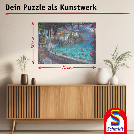 Selecta Puzzle R. Finale 1000 Teile: Amalfiküste – Atemberaubende Schönheit erleben!