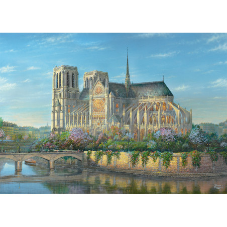 Selecta Puzzle 1000 Teile: Notre Dame Paris – Majestätische Kathedrale bauen!