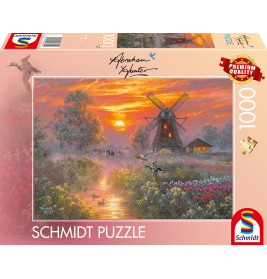 Selecta Puzzle Abendfrieden Abraham Hunter 1000 Teile – Besinnliche Atmosphäre!