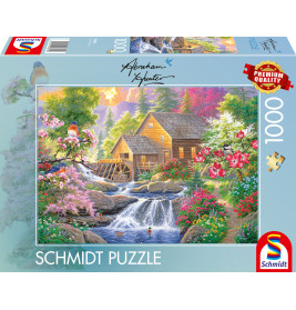 Selecta Puzzle Plätschernde Stille 1000 Teile – Ruhe & Entspannung garantiert!