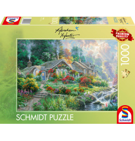 Selecta Puzzle Wiesenleuchten Abraham Hunter 1000 Teile – Leuchtende Natur!
