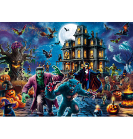 Selecta Puzzle Halloween-Nacht 1000 Teile – Mystisches Motiv für Erwachsene ab 12 Jahren