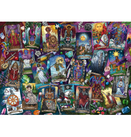 Selecta Puzzle Geheimnisvolle Tarotkarten 1000 Teile – Mystisches Motiv für Erwachsene ab 14 Jahren