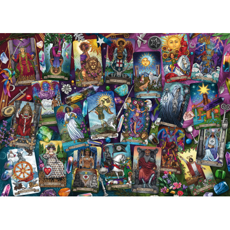 Selecta Puzzle Geheimnisvolle Tarotkarten 1000 Teile – Mystisches Motiv für Erwachsene ab 14 Jahren
