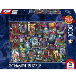 Selecta Puzzle Geheimnisvolle Tarotkarten 1000 Teile – Mystisches Motiv für Erwachsene ab 14 Jahren