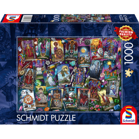 Selecta Puzzle Geheimnisvolle Tarotkarten 1000 Teile – Mystisches Motiv für Erwachsene ab 14 Jahren