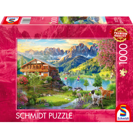 Selecta Puzzle Erholung in den Dolomiten 1000 Teile – Majestätische Berglandschaft für Erwachsene ab 14 J.